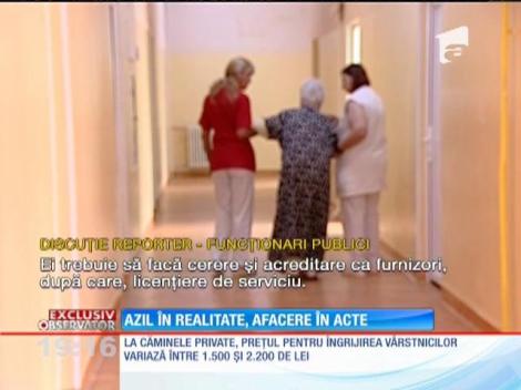 Azilurile de bătrâni fără niciun fel de autorizaţie sau aviz, afaceri extrem de profitabile