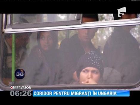 Ungaria va crea un coridor de tranzit pentru refugiaţi