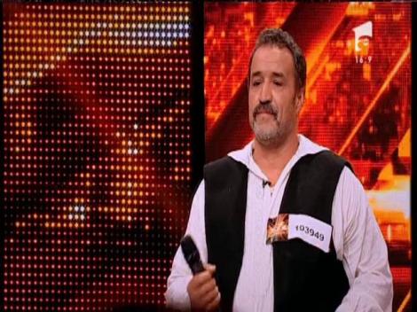 Interpretarea lui Neluţu Trandafir a impresionat juriul X Factor!