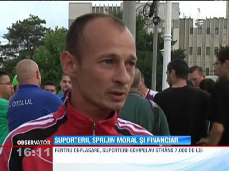 Fotbaliștii de la Oțelul Galați cer bani de la suporteri ca să poată merge în deplasări!