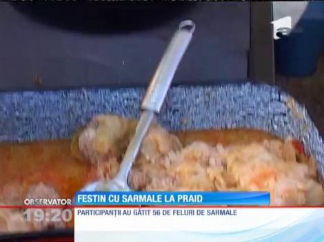 Festin cu sarmale în stațiunea Praid
