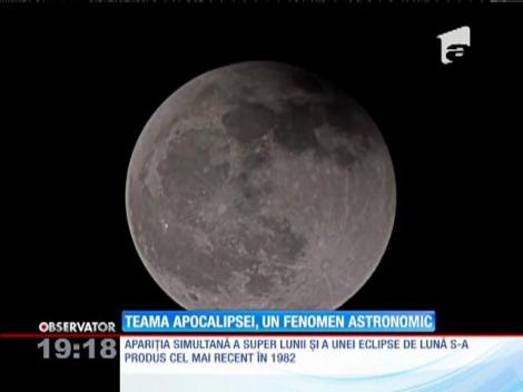 Super luna, dar și eclipsa de lună, un semn al apocalipsei