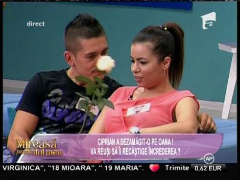 Ciprian a dezamăgit-o pe Oana. Concurenta nu vrea să mai audă de el!