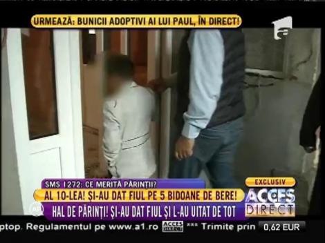 Hal de părinți! Și-au dat fiul pe cinci bidoane de bere!