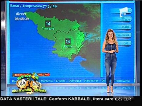 Vremea va fi mohorâtă şi ploioasă astăzi! Prognoza meteo cu Flavia Mihăşan