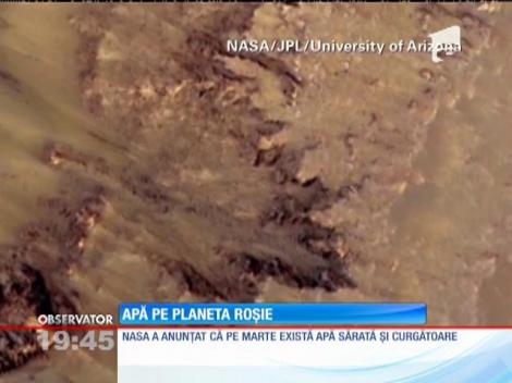 NASA: Pe Marte există apă
