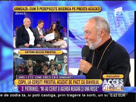 Dumitru Pătrunjen, preotul acuzat că a trimis copii la cerșit: "Mi s-a făcut o înscenare!"