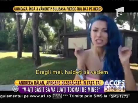 Andreea Bălan a apărut aproape dezbrăcată într-un filmuleț!