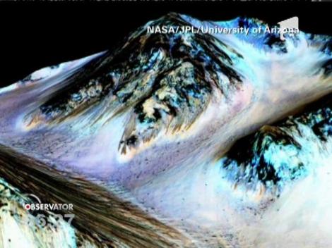 Cercetători de la NASA au descoperit apă în formă lichidă pe Marte!