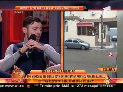 Edy Mexicanu: "Se întâmplă şi la casă mai mari"