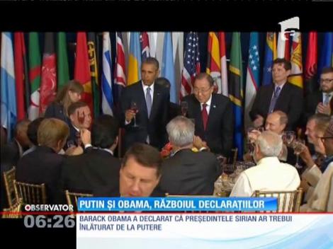 Vladimir Putin şi Barack Obama s-au ignorat și atacat la Adunarea Generală a ONU