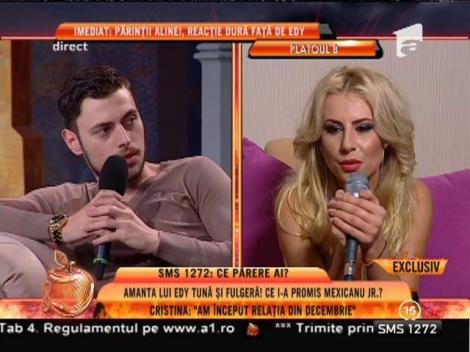 Amanta lui Edy face dezvăluiri senzaţionale!