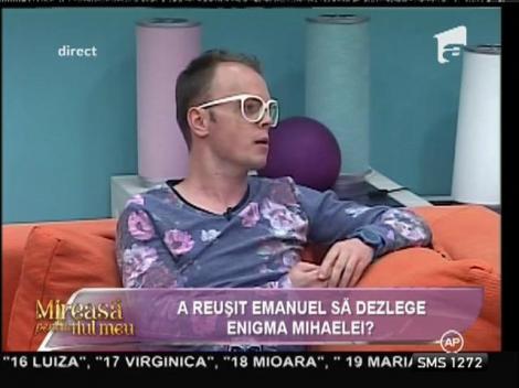 Emanuel: ”Mihaela să mă ignore, nu vreau să mă mai bage în seamă”