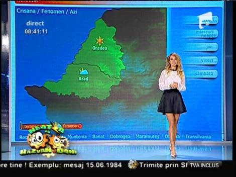 Vremea va fi în continuare rece, dar de mâine revine soarele! Prognoza meteo cu Flavia Mihăşan