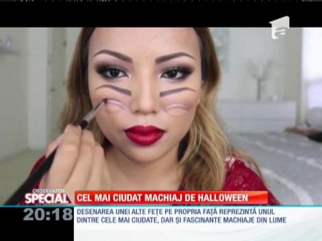 SPECIAL! Cel mai ciudat machiaj de Halloween