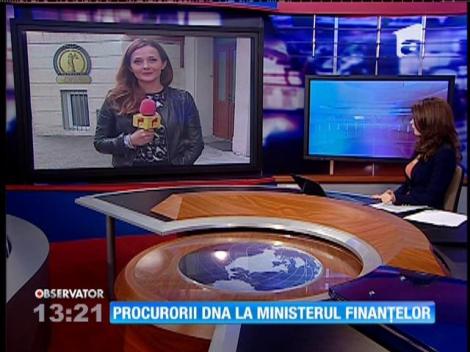 Procurorii DNA la Ministerul Finanţelor