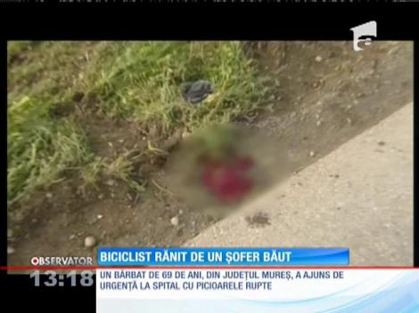 Un bătrân de 69 de ani a fost rănit de un şofer băut