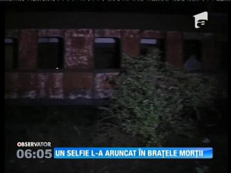 Pentru un selfie, un tânăr s-a electrocutat mortal, după ce s-a urcat pe un vagon dezafectat
