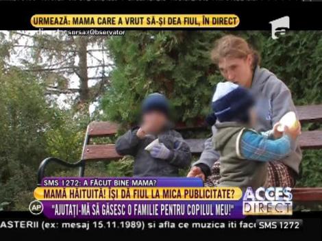 O tânără din Botoșani şi-a oferit copilul spre adopţie printr-un anunţ la mica publicitate