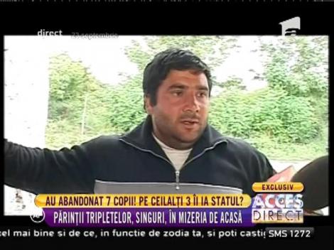 Reacția tatălui tripletelor după ce a aflat că riscă să rămână fără copii!