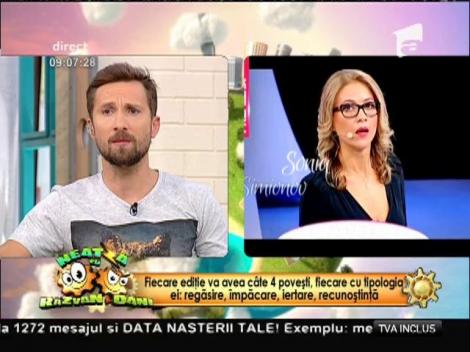 "Am ceva să-ţi spun" o emisiune de suflet, pentru suflete! Poveşti cutremurătoare, în prima ediţie a emisiunii prezentată de Sonia Simionov