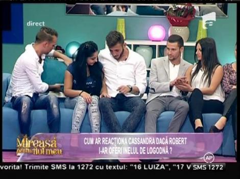Robert: ”O plac pe Cassandra, dar nu știu dacă și ea mă place!”