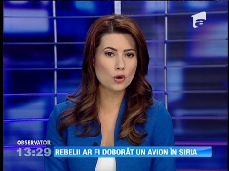 Rebelii sirieni susţin că au doborât un avion de vânatoare rus