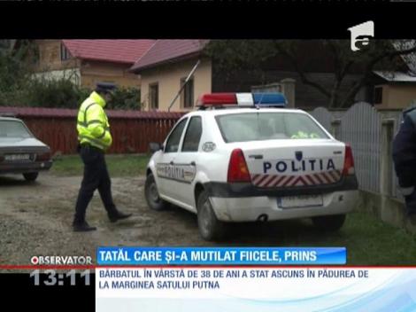 Bărbatul care şi-a mutilat fiicele a fost prins de poliţişti