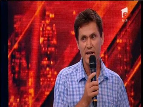 Laurentiu Cazan - “Sunetul ploii”. Vezi interpretarea lui Hariton Galben, la X Factor!