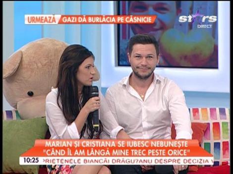 Marian şi Cristiana, o poveste de dragoste cum rar s-a mai văzut!