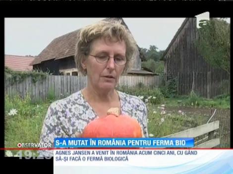O olandeză face agricultură bio lângă Sibiu