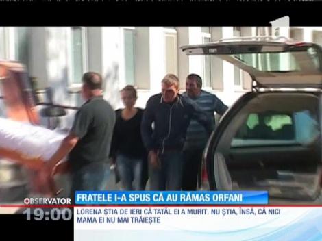 Lorena, tânăra mutilată de propriul tată, a aflat că e orfană de ambii părinţi