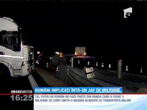 Români implicaţi într-un jaf de milioane