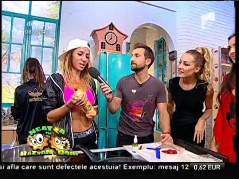 Ane și Bianca, sexy asistentele lui Florin Neby, au gătit la Neatza!