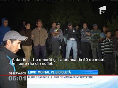 Un biciclist a fost lovit mortal de o maşină pe o şosea din Gorj