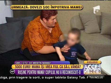 Copilul abandonat nu îşi recunoaşte mama