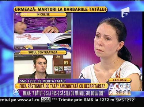 Bunica copilei: "Iubitul Andreei ne ameninţă mereu"