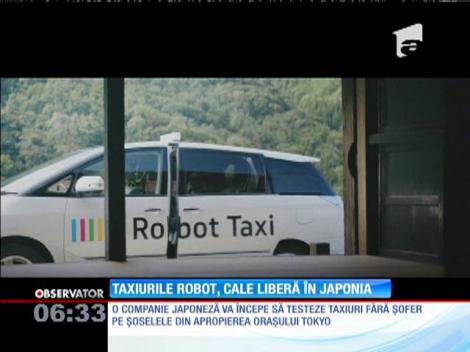 În Japonia sunt testate primele taxiuri fără şofer