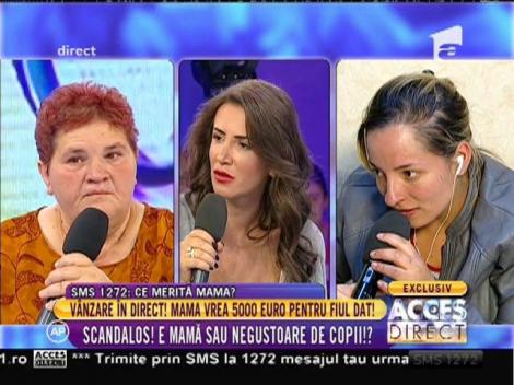 Mama vrea 5000 de euro pentru fiul dat!