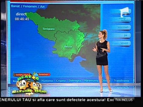 Vremea se răceşte în toate zonele ţării! Prognoza meteo, cu Flavia Mihăşan