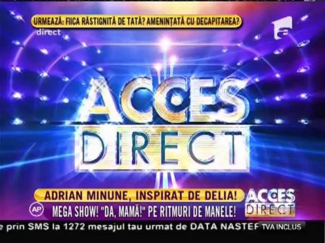 Adrian Minune cântă melodia Deliei: "Da, mamă!"