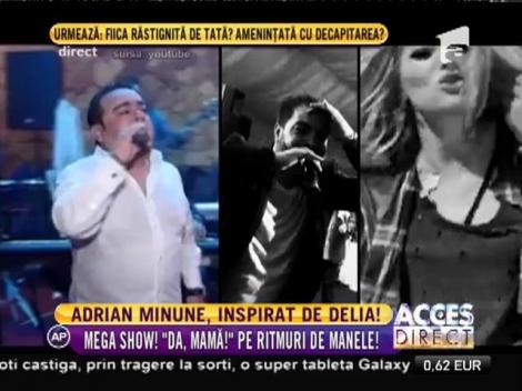 Adrian Minune o copiază pe Delia? Artistul a cântat varianta manelizată a celebrei melodii „Da, mamă!”