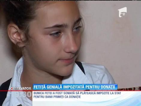 Raluca Gălăţeanu, fetiţa genială care trăieşte în ghetou, a devenit tinţa Fiscului
