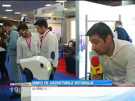 Robotul Gigi al treilea a făcut senzaţie la cel mai mare târg IT din România