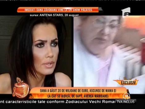 Oana Zăvoranu a găsit 20 de milioane de euro, ascunse de mama ei într-un cont din străinătate