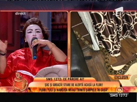 Fosta logodnică a lui Nicolae Guţă, urmărită de un șarpe!