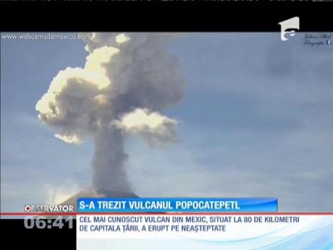 Cel mai cunoscut vulcan din Mexic a erupt de două ori, în mai puţin de 48 de ore