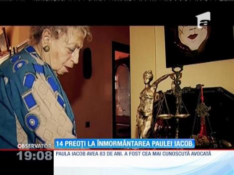 Paula Iacob a fost înmormântată în cavoul familiei şi în vecinătatea poetului Mihai Eminescu