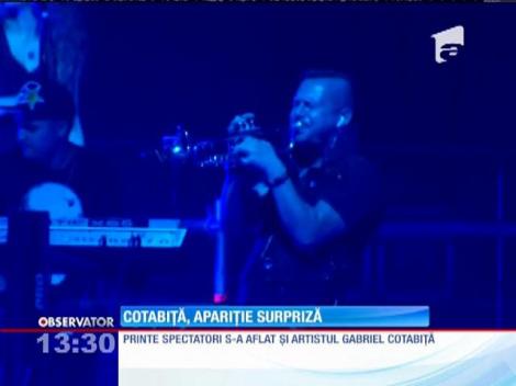 Gabriel Cotabiţă, apariţie surpriză la concertul trupei Vunk