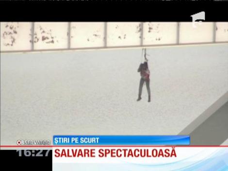 Operaţiune de salvare dificilă în oraşul american Houston